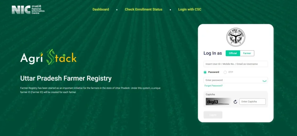 Farmer Registry UP online 2025
